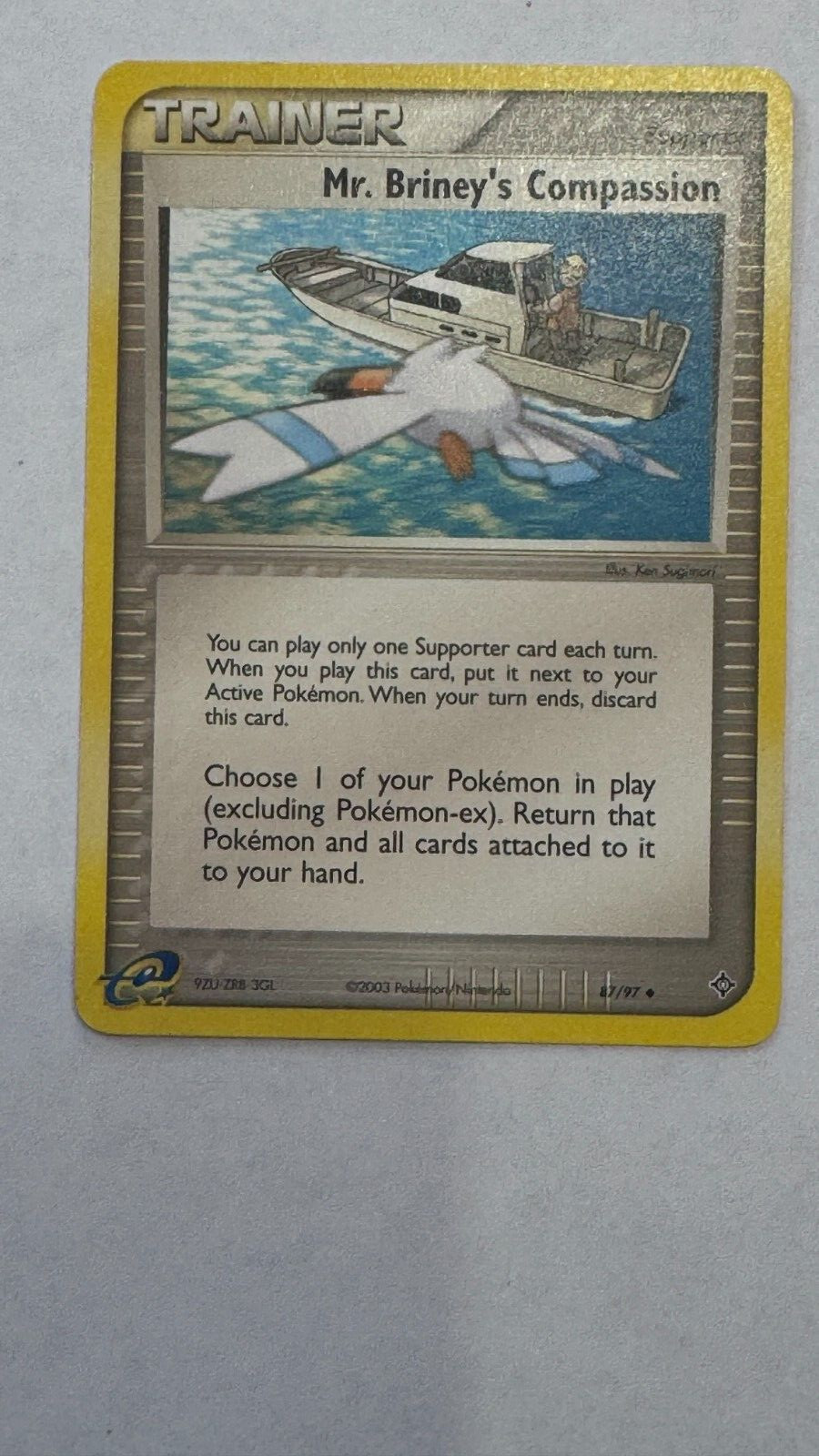 Trainer - Mr. Briney's Compassion - EX Dragon - 87/97 - Pokémon TCG - 2003 - NM