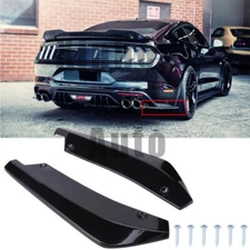 For Ford Mustang 2000-2021 Rear Spats Side Splitter Bumper Lip Diffuser Canard