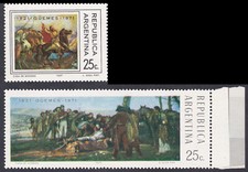 Argentina 1971 MNH Stamp Michel nº 1105-06 - 150th Death of Martín M de Güemes