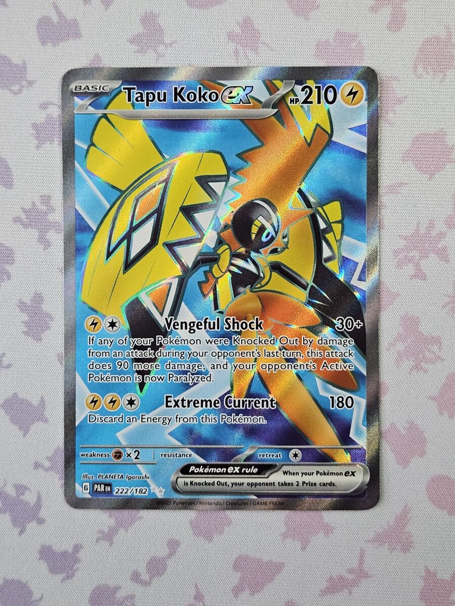 Tapu Koko ex - 222/182 - Full Art Secret Rare