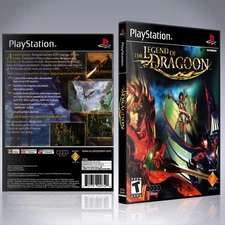 PS1 Case - NO GAME - Legend of Dragoon [4 Disc]