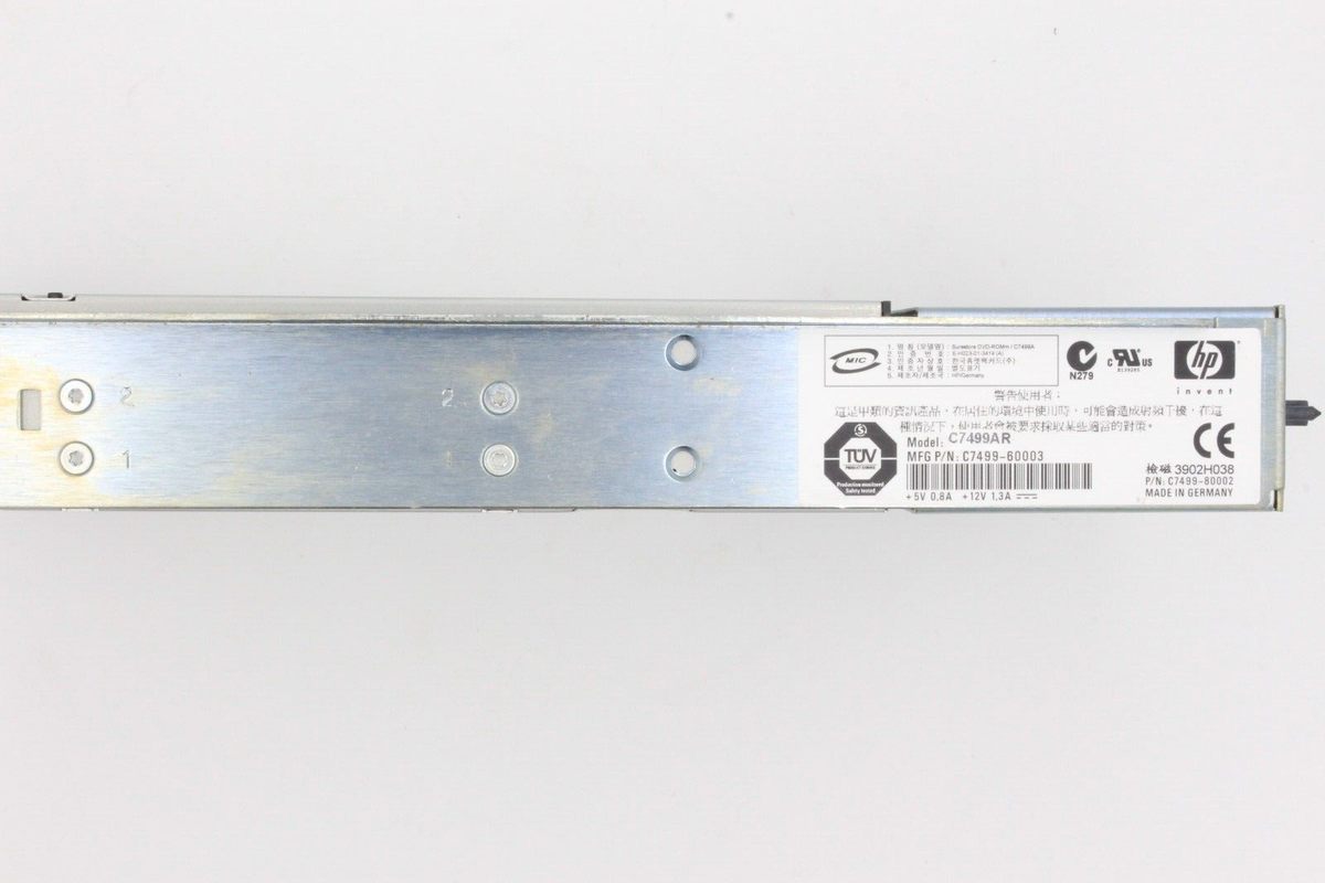 HP 0950-3984-a SCSI 50 Pin Internal DVD-ROM Drive DVD Drive 40X/10