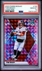 138751040 Tom Brady 2020 Panini Mosaic #135 Prizm Camo Pink PSA 10