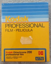 Kodak Ektachrome 200 Speed 6176 4x5'' Large Format Film Box of 10 Expired 1992