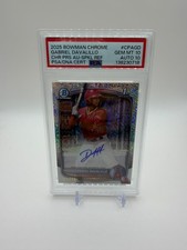 2025 Bowman Chrome 1st Gabriel Davalillo (AU) Speckle /299 PSA 10 / AUTO 10