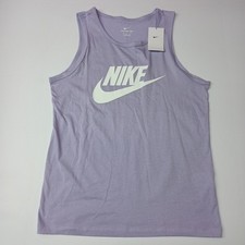 Nike Sportswear Icon Futura Tank Top Men s M Medium AR4991-515 Purple White