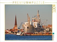 Calvendo Puzzle View Of Rostock | 1000 Pieces, Finished Size 25.2 × 18.9 In (64