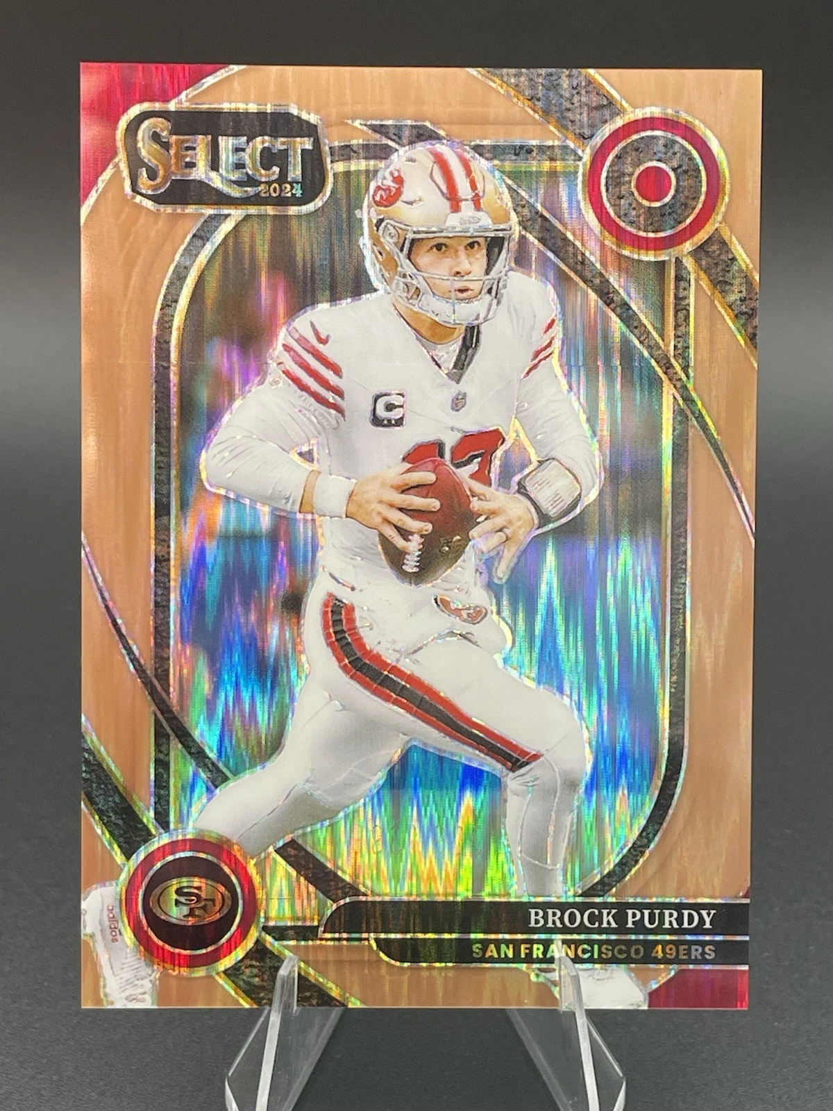 2024 Select - Club Level Brock Purdy #226 Copper Shock Prizm /299