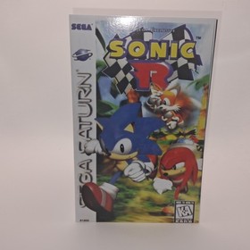 Replacement Manual for - Sonic R - Sega Saturn Instruction Booklet