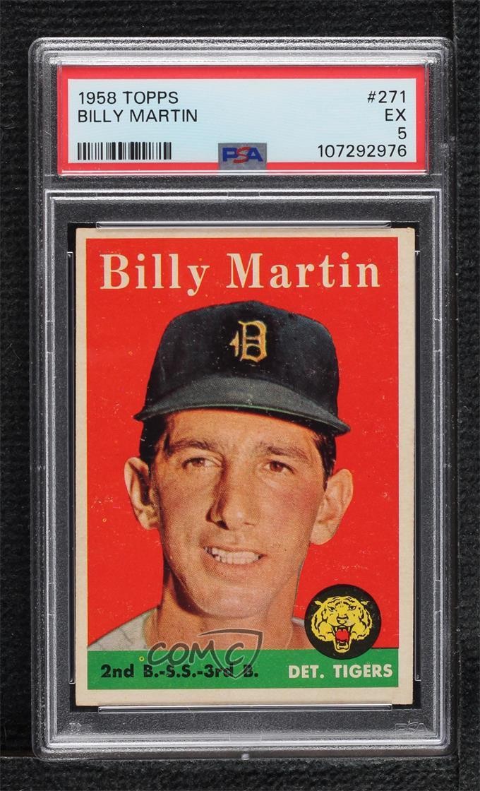 1958 Topps Billy Martin #271 PSA 5 0u2j