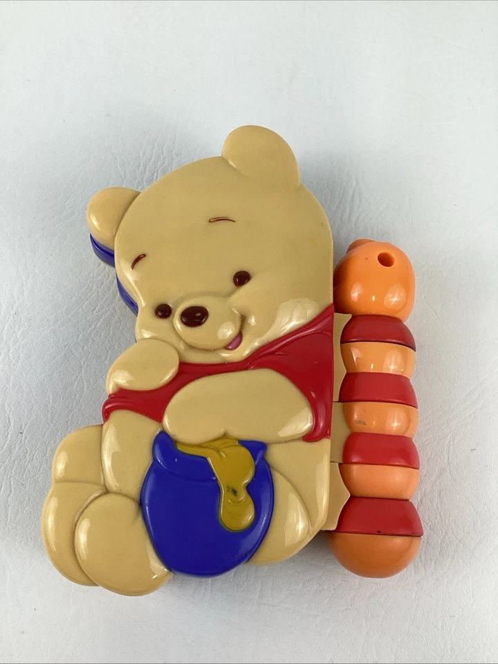 Disney Winnie The Pooh Activity Pal Book Baby Toy Chocalho Vintage 2003 Mattel - Imagem 4 de 4
