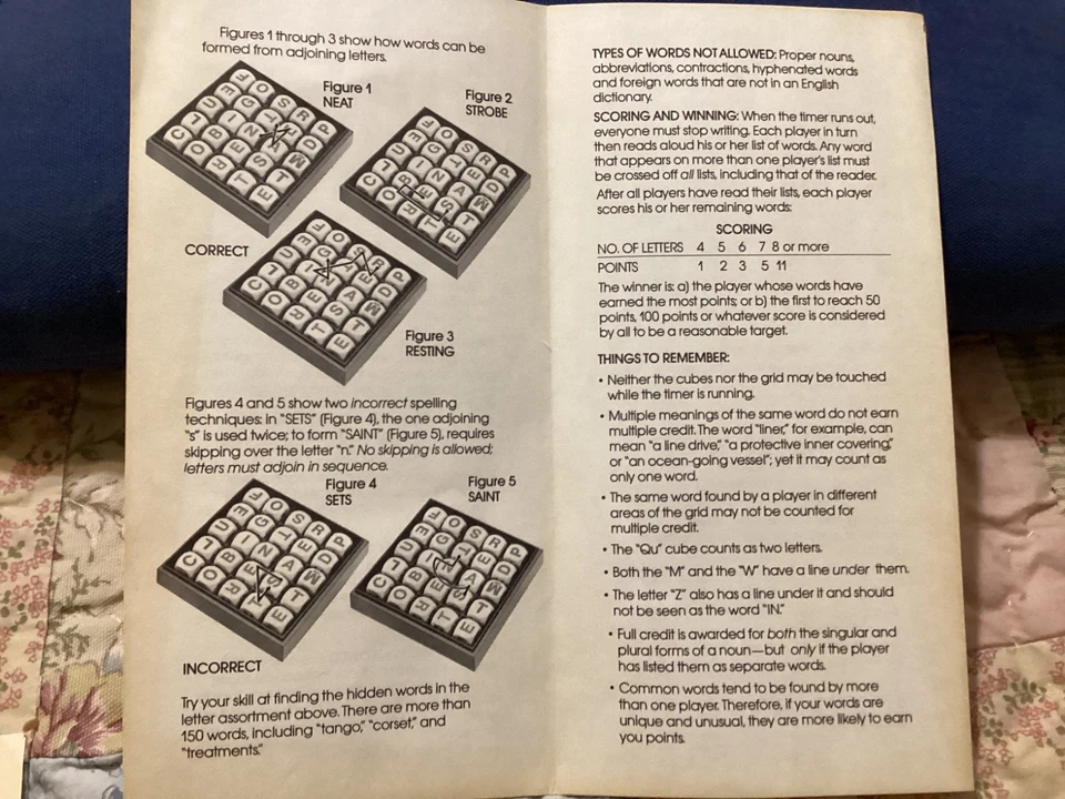 BIG BOGGLE VINTAGE 1980’s PARKER BROTHERS COMPLETE GAME,26 CUBES/ FREE POSTAGE!! - Image 4 of 4