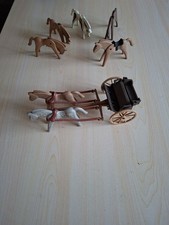 Playmobil Pferdewagen Wilder Westen mit Pferden89er Jahre