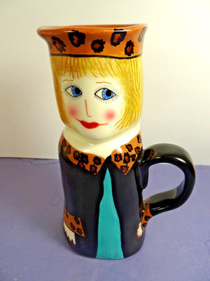 Susan Paley by Ganz ''Lucy Latte'' COFFEE TEA MUG 7-1/4'' Home Decor
