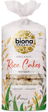 Organic Unsalted Rice Cakes, 100G - 100% Organic Wholegrain Brown Rice - Source