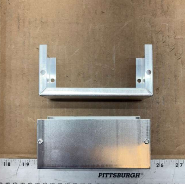 Bud Industries Aluminum Minibox Metal Enclosure 5"x 2 1/4" x 2 1/4" pn CU-3004-A