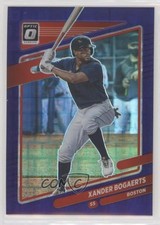 2021 Panini Donruss Optic Purple Pandora Prizm /99 Xander Bogaerts #146 0a6