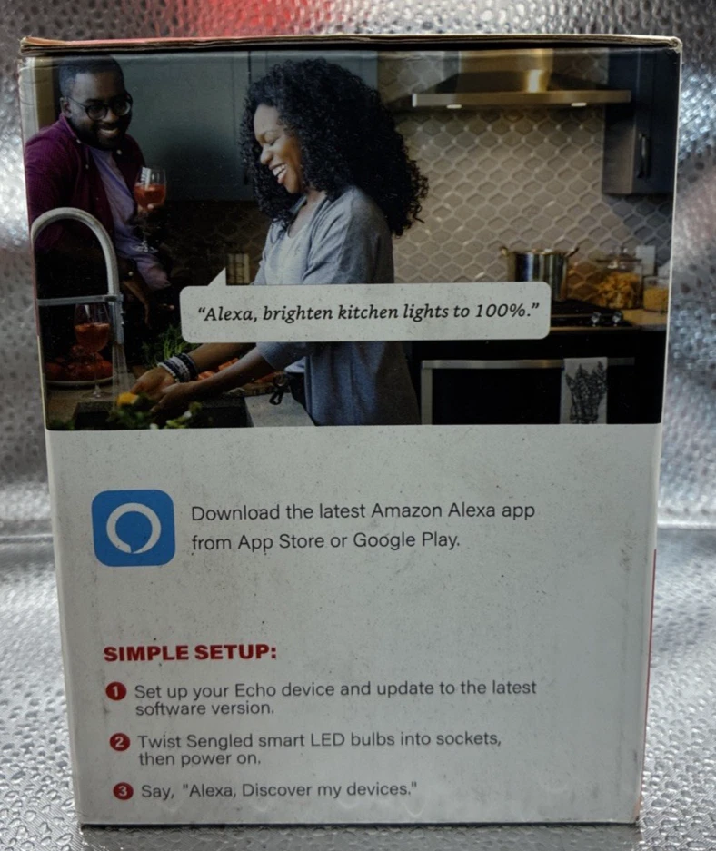 Sengled Alexa Light Bulb, Bluetooth Mesh Smart Light Bulbs, Smart Bulbs - Image 2 of 4