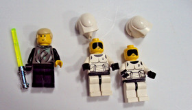 Lego Star Wars 7128 -Speeder Bikes - Used, 3 Minifig + Manual, No Box, Free S/H