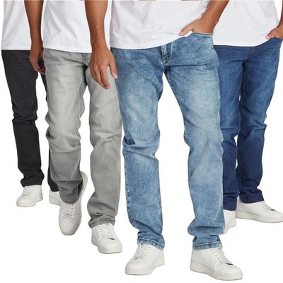 riverso Jeans Herren Stretch lang RIVChris Straight Fit Jeanshose Hose Denim