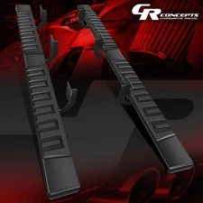 6" Black Step Bar Running Board For 1999-2016 Ford F250 F350 Super Duty Crew Cab