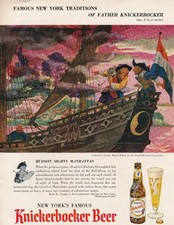 Magazine Ad - 1954 - Knickerbocker Beer - Jacob Ruppert, NY