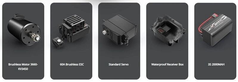 MJX 2.4G 4WD 12212 Hyper Go 1/12 Brushless RC Car Truck Toys 60KPH - Picture 9 of 11