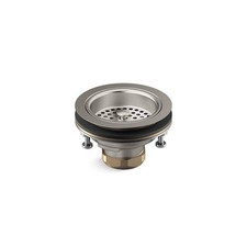KOHLER Duostrainer 4-1/2 in. Sink Strainer in Vibrant Stainless