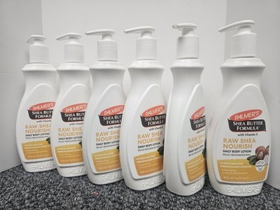 6 X PALMER'S Shea Formula with Vitamin E Raw Shea Butter Pump Lotion 13.5 FL OZ