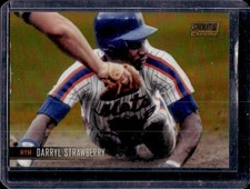 2021 Topps Stadium Club Chrome Darryl Strawberry Gold Refractor #/50 Mets