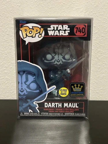 NEW! Star Wars Funko 740 Glow in the Dark Darth Maul Specialty Series Exclusive!
