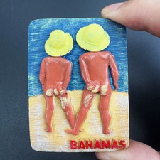 BAHAMAS BOYS 3D Resin Refrigerator magnet travel souvenirs craft