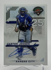Carter Jensen Auto 2025 Panini Prospect Edition Prizm Kansas City Royals