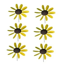 Beloit Plastics 12" Diameter Sunflowers/Daisy (6 Pack),24" Tall Pinwheel and 