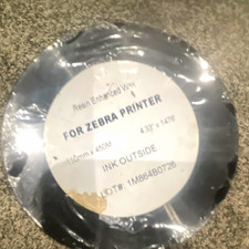Resin Enhanced Wax Thermal Ribbon Black 110mm x 450M for Zebra Printer