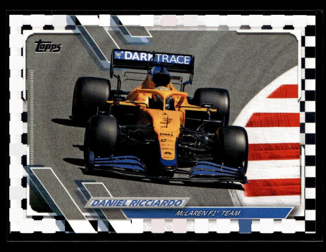 2021 Topps Formula 1 #100 Daniel Ricciardo Checkered Flag card