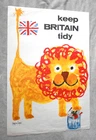 ROYSTON COOPER. KEEP BRITAIN TIDY. 1962 ORIGINAL LARGE POSTER 29 x 20 inches