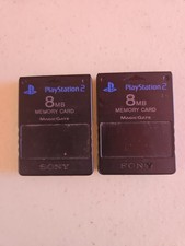 Up for sale is a lot of 2 genuine Sony PlayStation 2 PS2 8MB MagicGate Memory