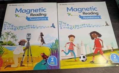 2 Book Set I-Ready Learning Magnetic Reading Foundations Grade 2  V.1 and V.2