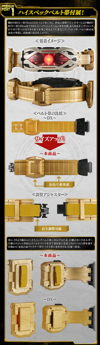 PREMIUM DX Zillion Driver & High Spec Belt set Kamen Rider Geats