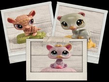 Lot of 3 McDonald's Happy Meal LPS Littlest Pet Shop Toys