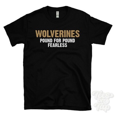 WOLVERINES POUND FOR POUND FEARLESS T-SHIRT Vielfraß Tier | Wildlife Raubtier