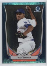 2014 Bowman Chrome Prospects Bubbles Refractor 99/99 Yimi Garcia #BCP43 3q5