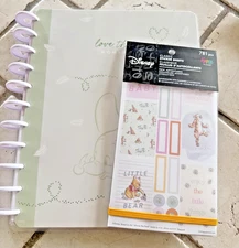 Disney Welcome Little One Baby Big Happy Photo Journal + Sticker Book (Bundle)