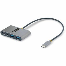 StarTech 4-Port USB-C Hub with 100W Power Delivery Pass-Through, 2x USB-A 2x