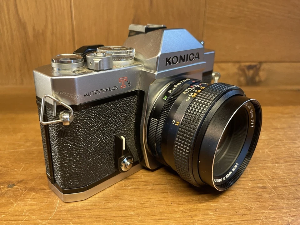 *LEER: Excelente+5* Cámara fotográfica Konica Autoreflex T3 último modelo Hexanon AR 50 mm F/1,7 Foto 2 de 4