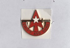 US Army 32nd Air Defense Artillery Command ADA crest DUI pin badge P-23