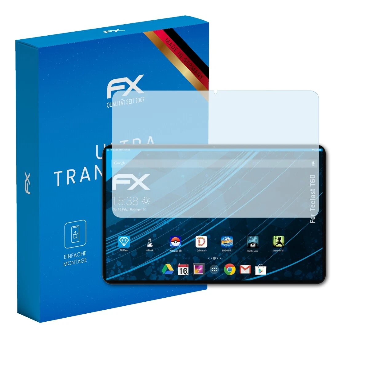 AtFoliX 2x Screen Protector for Teclast T60 Protective Clear Film