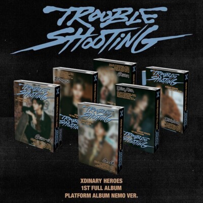 XDINARY HEROES TROUBLESHOOTING 1st Album PLATFORM NEMO Ver RANDOM/QR Karte+etc