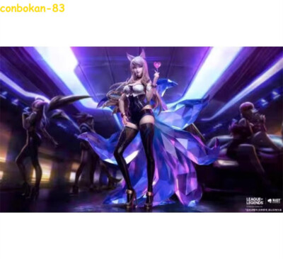 LOL League of Legends KDA Ahri 1/6 Official Figure 9'' Collectibles Statue Boxed